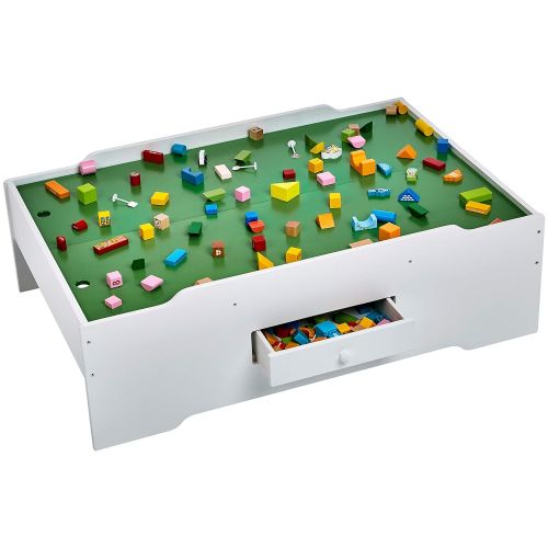  [아마존베스트]AmazonBasics Wooden Multi-Activity Play Table, White