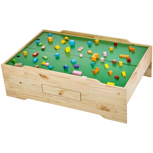  [아마존베스트]AmazonBasics Wooden Multi-Activity Play Table, Natural