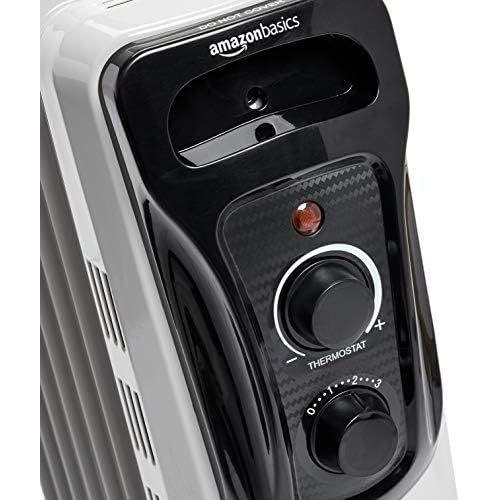  [아마존베스트]AmazonBasics Portable Radiator Heater, White