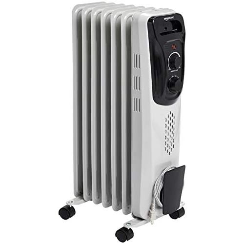  [아마존베스트]AmazonBasics Portable Radiator Heater, White