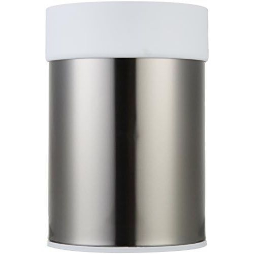  [아마존베스트]AmazonBasics Stainless Steel Trash Waste Can with Lid, White