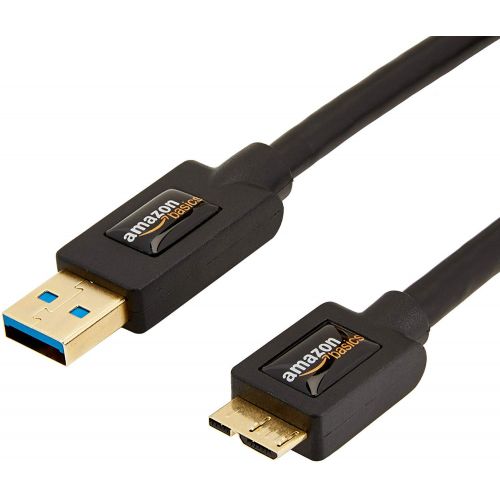  [아마존 핫딜]  [아마존핫딜]AmazonBasics USB-3.0-Kabel A-Stecker auf Micro-B-Stecker (0,9 m)