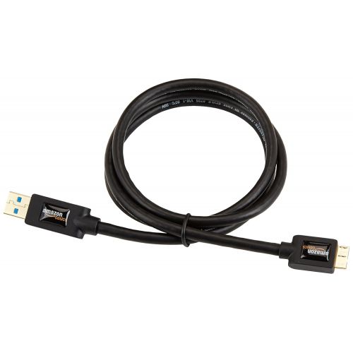  [아마존 핫딜]  [아마존핫딜]AmazonBasics USB-3.0-Kabel A-Stecker auf Micro-B-Stecker (0,9 m)