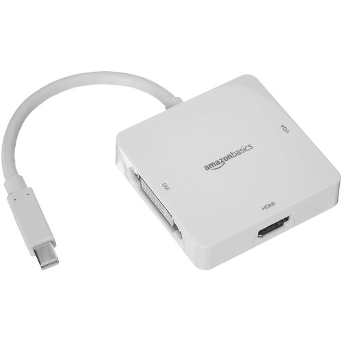  [아마존 핫딜]  [아마존핫딜]AmazonBasics Amazonbasics Mini Displayport auf HDMI/DVI/VGA Adapter - Weiss