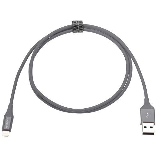 [아마존 핫딜]  [아마존핫딜]AmazonBasics Lightning auf USB A Kabel, Apple MFi Zertifiziert - 0,9 m , 1er Pack , Grau