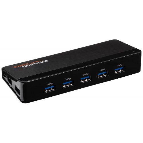  [아마존 핫딜]  [아마존핫딜]AmazonBasics USB Hub, 3.0 mit 7Ports (Eurostecker und 12V/3A-Netzadapter)