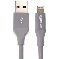 [아마존 핫딜]  [아마존핫딜]AmazonBasics Lightning auf USB A Kabel, Apple MFi Zertifiziert - 1,8 m, 2er Pack , Grau