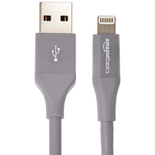  [아마존 핫딜]  [아마존핫딜]AmazonBasics Lightning auf USB A Kabel, Apple MFi Zertifiziert - 1,8 m, 2er Pack , Grau