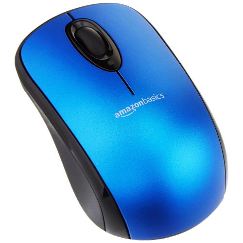  [아마존 핫딜]  [아마존핫딜]AmazonBasics Kabellose Maus mit Nano-Empfanger - Blau