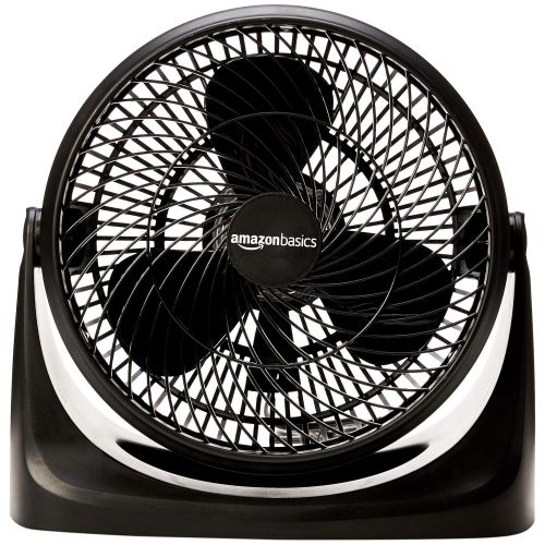  AmazonBasics Air-Circulator 3 Speed Small Room Floor Fan