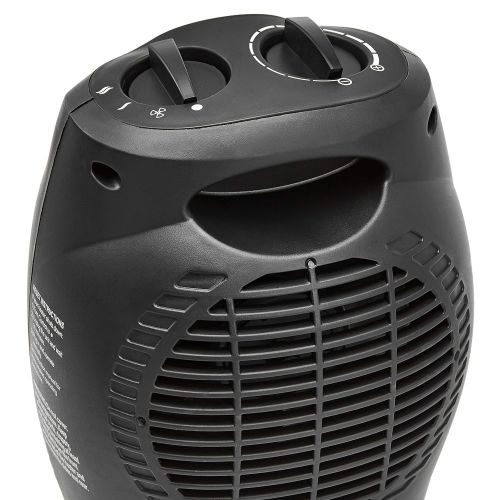  AmazonBasics 1500W Ceramic Personal Heater with Adjustable Thermostat, Black