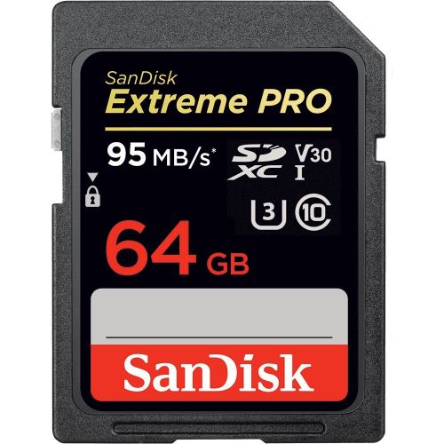 소니 Sony E PZ 18-105mm f4 G OSS Power Zoom Lens (SELP18105G) with Sandisk Extreme PRO SDXC 64GB UHS-1 Memory Card