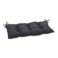 AmazonBasics Pillow Perfect Outdoor/Indoor Tweed Swing/Bench Cushion, Black