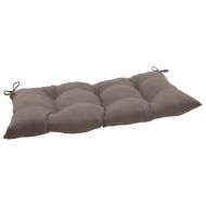 AmazonBasics Pillow Perfect Indoor/Outdoor Forsyth Taupe Swing/Bench Cushion