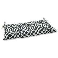 AmazonBasics Pillow Perfect Indoor/Outdoor New Geo Black/White Swing/Bench Cushion