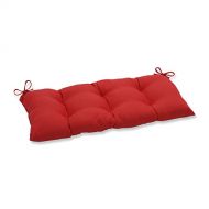 AmazonBasics Pillow Perfect Outdoor/Indoor Tweed Swing/Bench Cushion, Red