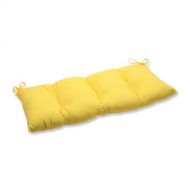 AmazonBasics Pillow Perfect Indoor/Outdoor Fresco Yellow Swing/Bench Cushion