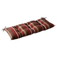 AmazonBasics Pillow Perfect Indoor/Outdoor Monserrat Red Swing/Bench Cushion