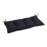 AmazonBasics Pillow Perfect Indoor/Outdoor Fresco Black Swing/Bench Cushion