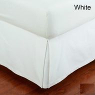 AmazonBasics KN Linen - { Premium Hotel Class } 100 % Egyptian Cotton 1-Piece Bed Skirt { Drop Length : 18 Inches } 800 Thread Count Fabulous Solid Looking Color White, Twin XL Sizes By KN