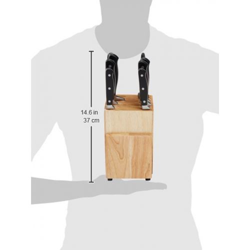  AmazonBasics Premium 9-Piece Knife Block Set