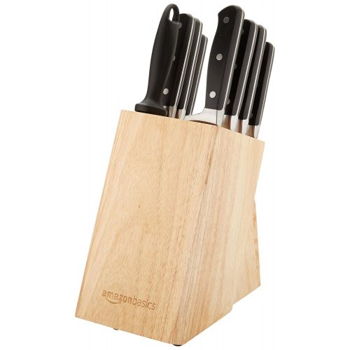  AmazonBasics Premium 9-Piece Knife Block Set