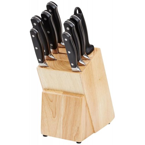  AmazonBasics Premium 9-Piece Knife Block Set