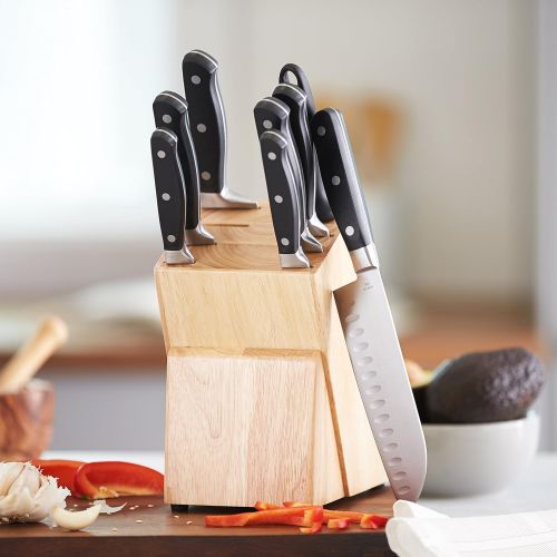  AmazonBasics Premium 9-Piece Knife Block Set