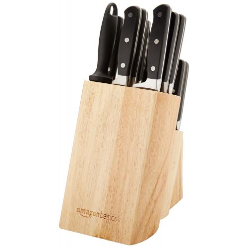  AmazonBasics Premium 18-Piece Knife Block Set