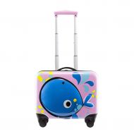 AmazonBasics Suitcase ZHAOSHUNLI Cute Childrens Mini Trolley Case Universal Wheel Boarding Men and Women Baby (Color : Pink)