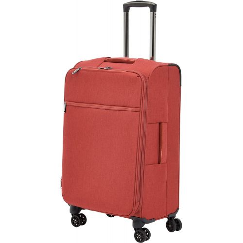  AmazonBasics Belltown, Softside Expandable Luggage Spinner Suitcase with Wheels