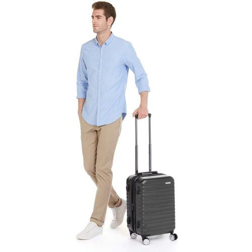  AmazonBasics Premium Hardside Spinner Luggage with Built-In TSA Lock