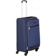 AmazonBasics Softside Spinner Luggage - 25-inch, Navy Blue