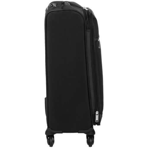  AmazonBasics Softside Spinner Luggage - 21-inch, Carry-on/Cabin Size, Navy Blue