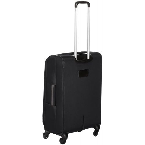  AmazonBasics Softside Spinner Luggage - 21-inch, Carry-on/Cabin Size, Navy Blue