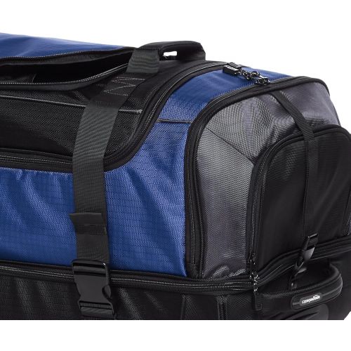  AmazonBasics Ripstop Wheeled Duffel, Blue