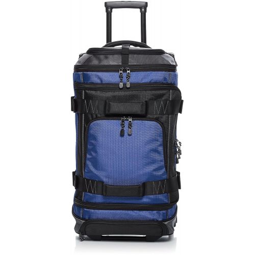  AmazonBasics Ripstop Wheeled Duffel, Blue