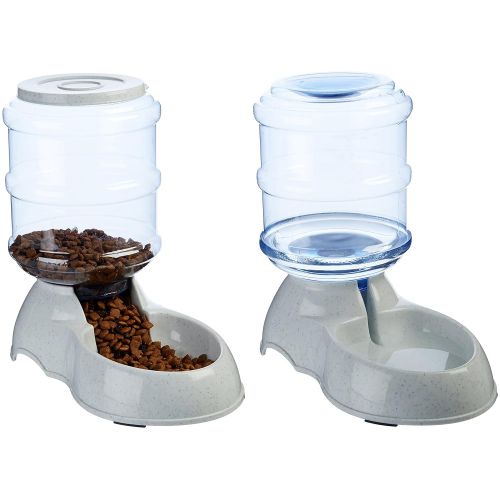  AmazonBasics Self-Dispensing Gravity Pet Feeder and Waterer