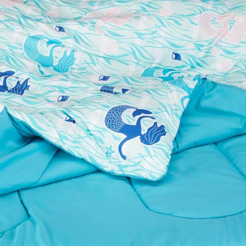  AmazonBasics Easy-Wash Microfiber Kids Bed-in-a-Bag Bedding Set - Twin, Multi-Color Dinosaurs