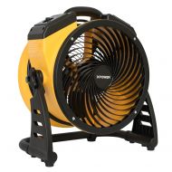 AmazonBasics XPOWER FC-100 Pro Air Circulator, Carpet Dryer, Floor Fan, Blower - 11 Diameter Multipurpose Heavy-Duty Portable Shop, Office, Classroom, Home Fan- Yellow