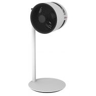 AmazonBasics BONECO F220 Pedestal Shower Large or Small Whole Room Air Circulation-Quiet Height of 19 OR 33.5-270 Degree Adjustable Head-4 Fan Speeds, 19in OR 33.5in, White