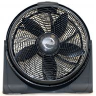 AmazonBasics Lasko 20″ Cyclone 4-Speed Fan with Remote Control, Black