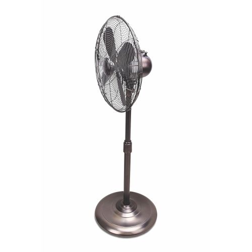  AmazonBasics HOLMES HSF1606-BTU Stand Fan 16-inch Brushed Antique Nickle Finish