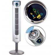 AmazonBasics Ozeri OZF1 Ultra 42 inch Wind Fan - Adjustable Oscillating Tower Fan with Noise Reduction Technology