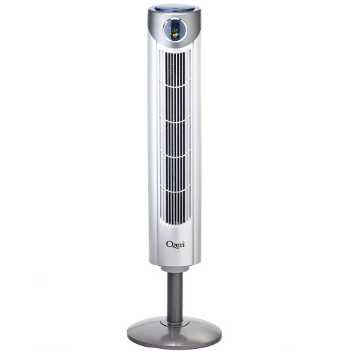  AmazonBasics Ozeri OZF1 Ultra 42 inch Wind Fan - Adjustable Oscillating Tower Fan with Noise Reduction Technology