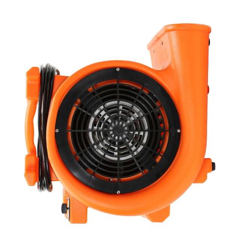  AmazonBasics CFM Pro Air Mover Carpet Floor Dryer 3 Speed 1 HP Blower Fan - Stackable - Orange - Industrial Water Flood Damage Restoration