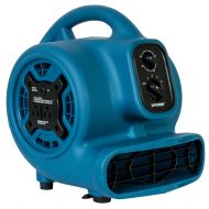 AmazonBasics XPOWER P-260AT Freshen Mini Mighty Scented Air Mover, Utility Fan, Dryer, Blower with Power Outlets & Timer-1/5 HP, 800 CFM, 4 Speeds