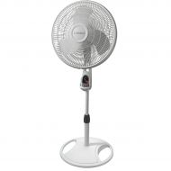 AmazonBasics Lasko 1646 16 in. Remote Control Stand Fan, White