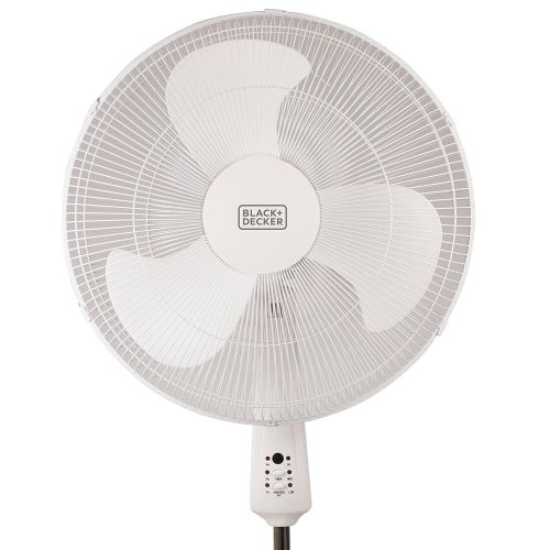  AmazonBasics Black & Decker 18 in. Stand Fan with Remote, White