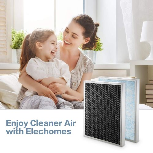  AmazonBasics Elechomes Air Purifier UC3101 Replacement Composite Filter 3 Layer True HEPA and Activated Carbon Filters